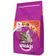 Whiskas Yetişkin Biftek Ve Havuçlu 3,8 kg Kedi kuru Maması