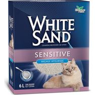 White Sand 6 lt Sensitive Bentonit Yapışmayan Kedi Kumu