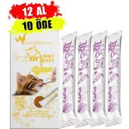 WhiteVeterinay Cat Cream Tavuklu 12 Adet 4x15 gr Kedi Ödül Maması