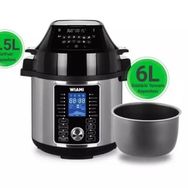 Wiami 2in1 6 lt Düdüklü Tencere ve Airfryer