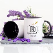Wildlebend Lacivert Renkli Türkçe Öğretmeni Kupa Bardak