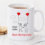 Wildlebend Pi33 Seni Seviyorum Kişiye Özel Kupa