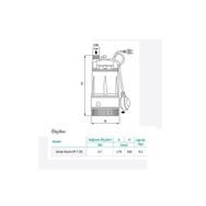 Wilo Drain Hp 7.30 Drenaj 30 Mss 4.8 m3/H 220 Volt Dalgıç Pompa