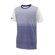 Wilson WRA767203 Lacivert B Team Striped Crew Erkek Çocuk T-Shirt