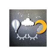 Windly Concept Fil Balon Kirpik Bebek ve Çocuk Odası Gece Lambası Seti