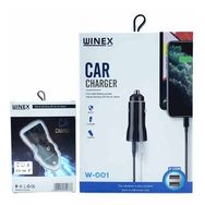 Winex Çift Girişli 3.4 A - 2.4 A +1 A Araç Şarj Başlığı