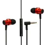 Winex Kırmızı Mıknatıslı Metal Mikrofonlu Kablolu Kulakiçi Kulaklık