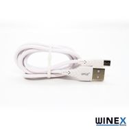 Winex Mobile 3A Beyaz CA60 USBA to Micro Data ve Hızlı Şarj Kablosu