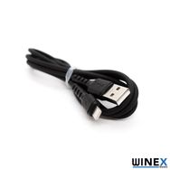 Winex Mobile 3A Siyah CA116 USBA to Lightning Data ve Şarj Kablosu