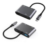 Winex Mobile 4 in 1 Type-C Pd 100 w Hdtv Vga UsbA Dönüştürücü Adaptör
