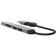 Winex Mobile 5 in 1 Usb A ve Type-C To Usb A 3.01 TF Sd Çoklayıcı Hub Adaptör