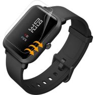 Winex Mobile Amazfit 4 Adet Bip-Bip Lite Ön Darbe Emici Ekran Koruyucu Nano Cam