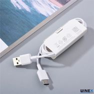 Winex Mobile Beyaz DG970BBE UsbA to Type-C Data ve Şarj Kablosu