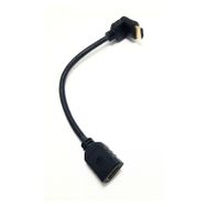 Winkel 20 cm 90 Derece Dişi Erkek HDMI Kablo