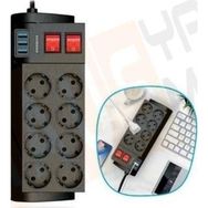 Winnboss 3411 8'li 2 mt Akım Korumalı Priz