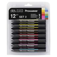 Winsor Newton 0290023 Promarker Set 2 12'li Grafik Kalemi