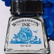Winsor Newton 032 Blue Çini Çizim Mürekkebi