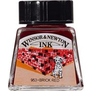 Winsor Newton 040 Brick Red 14 ml Çizim Mürekkebi