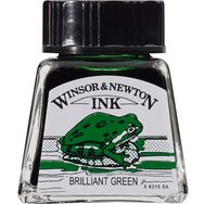 Winsor Newton 046 Brilliant Green 14 ml Çizim Mürekkebi