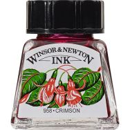 Winsor Newton 203 Crimson Çini Çizim Mürekkebi