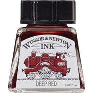 Winsor Newton 227 Deep Red Çini Çizim Mürekkebi