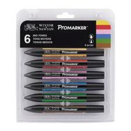 Winsor & Newton 5681301 Mid Tones Promarker Çizim Kalemi