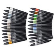 Winsor & Newton 5796595 Architectural Tones 24'lü Mimarlık Tonları Çantalı Promarker Set