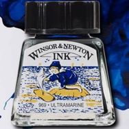 Winsor Newton 660 Ultramarine Çini Çizim Mürekkebi