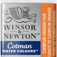 Winsor Newton Cadmium Orange Hue 090 Yarım Tablet Sulu Boya