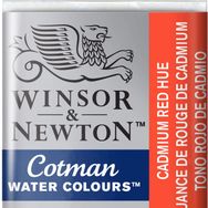 Winsor Newton Cadmium Red Hue 095 Yarım Tablet Sulu Boya