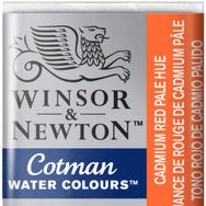 Winsor Newton Cadmium Red Pale Hue 103 Yarım Tablet Sulu Boya