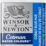 Winsor Newton Cobalt Blue Hue 179 Yarım Tablet Sulu Boya