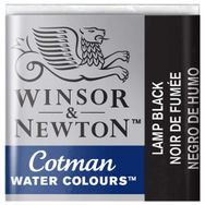 Winsor Newton Cotman Yarım Tablet Lamp Black 337 Sulu Boya