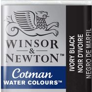 Winsor Newton Ivory Black 331 Yarım Tablet Sulu Boya
