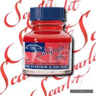 Winsor & Newton N:601 Scarlet Kaligrafi Mürekkebi
