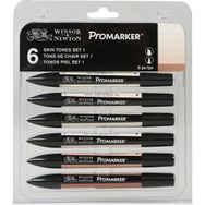 Winsor Newton Promarker 6'lı Set Skin Tones Grafik Kalemi