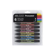 Winsor Newton Promarker Güçlü Tonlar Seti 6 Renk Grafik Kalemi