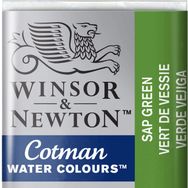 Winsor Newton Sap Green 599 Yarım Tablet Sulu Boya