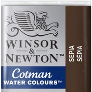 Winsor Newton Sepia 609 Yarım Tablet Sulu Boya