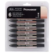 Winsor & Newton Skin Tones 6'lı Promarker Set