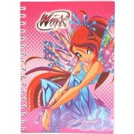 Winx Spiralli A6 Karton Kapak Not Defteri
