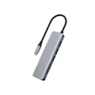 Wiwu Alpha A731HC 7 in 1 Type-C Hub 100 W Şarj Destekli SD Kart-Hdmi-Usb Çoğaltıcı