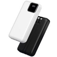 Wiwu JC-22 22.5W 20000mAh Dijital LED Ekran Şarj Göstergeli Type-C ve Lightning Kablolu Powerbank
