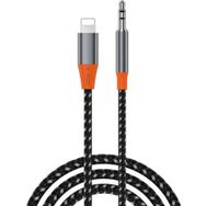 Wiwu YP06 1.2 mt Lightning Gri To 3.5mm Aux Audio Ses Kablosu