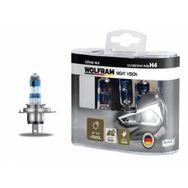 Wolfram 12 V H4 60 / 55 P43t Night Vision Beyaz 22144 Nv Ampul