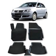 Wöller Volkswagen Polo 2002-2009 Arası Siyah 3D Havuzlu Paspas