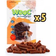 Wooc 5x80 gr Ördekli Mini Çubuk Köpek Ödül Maması