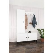 Wood House Bade Antrasit Portmanto