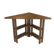 Woodface Best Ceviz Doğal Ahşap Köşe Çalışma Masası