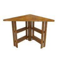 Woodface Best Meşe Renk Doğal Ahşap Köşe Çalışma Masası